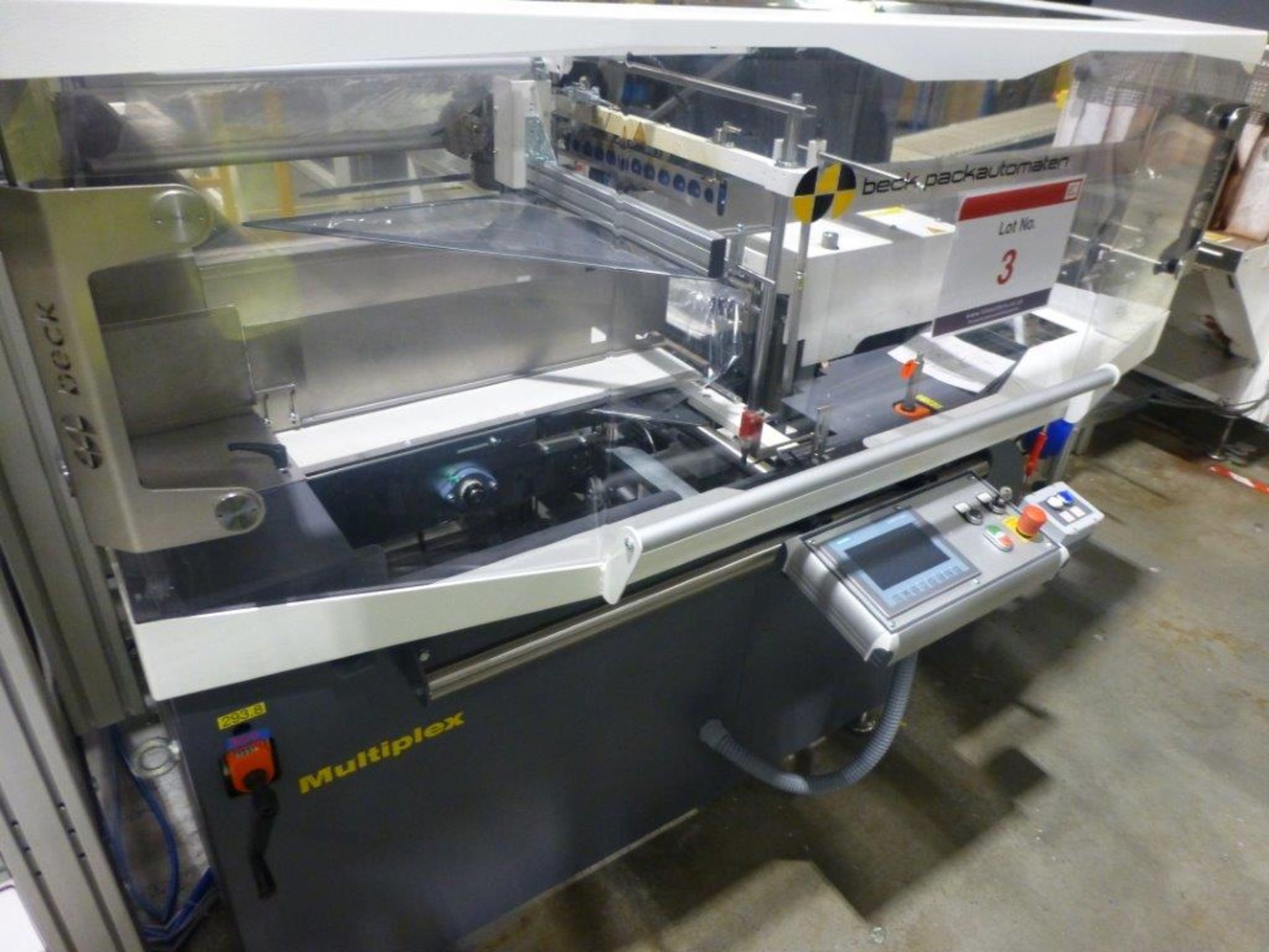 Beck Packautomaten MP240XP overwrapper Serial No: 07180838 (2018). Please note: A mandatory lift out - Bild 2 aus 5