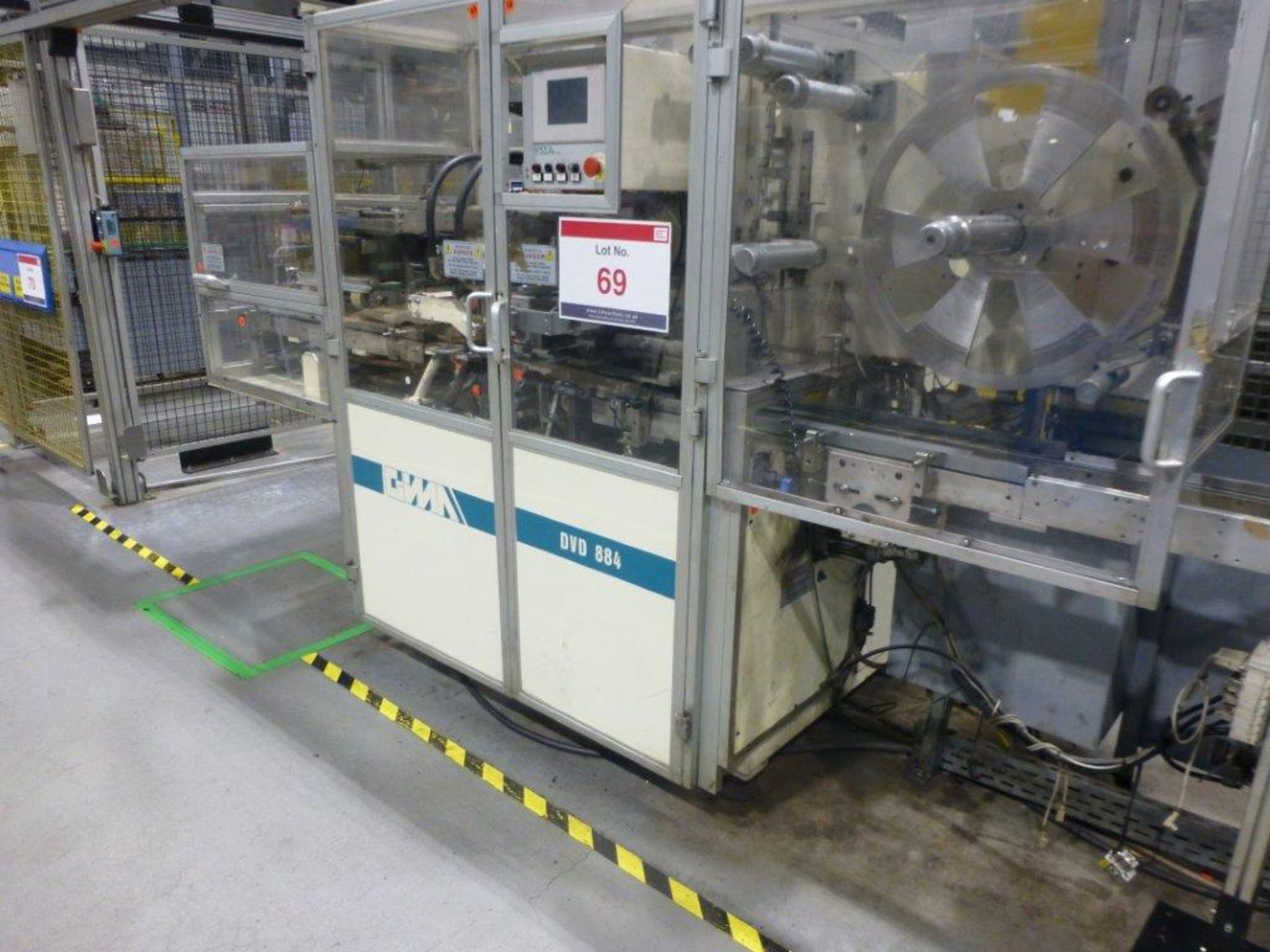 GIMA Type 884 DVD CNC Rotary Thermal Welding Machine Serial No. 88422CO (2002) with flip unit and " - Image 3 of 6