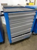 Unior Eurostyle 6 drawer tool cabinet and contents, mainly hand tools and components