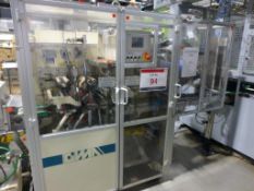 GIMA 884 DVD case wrapper/welder Serial No. 88444EO (2003) with Siemens Simatic TP27 control unit.