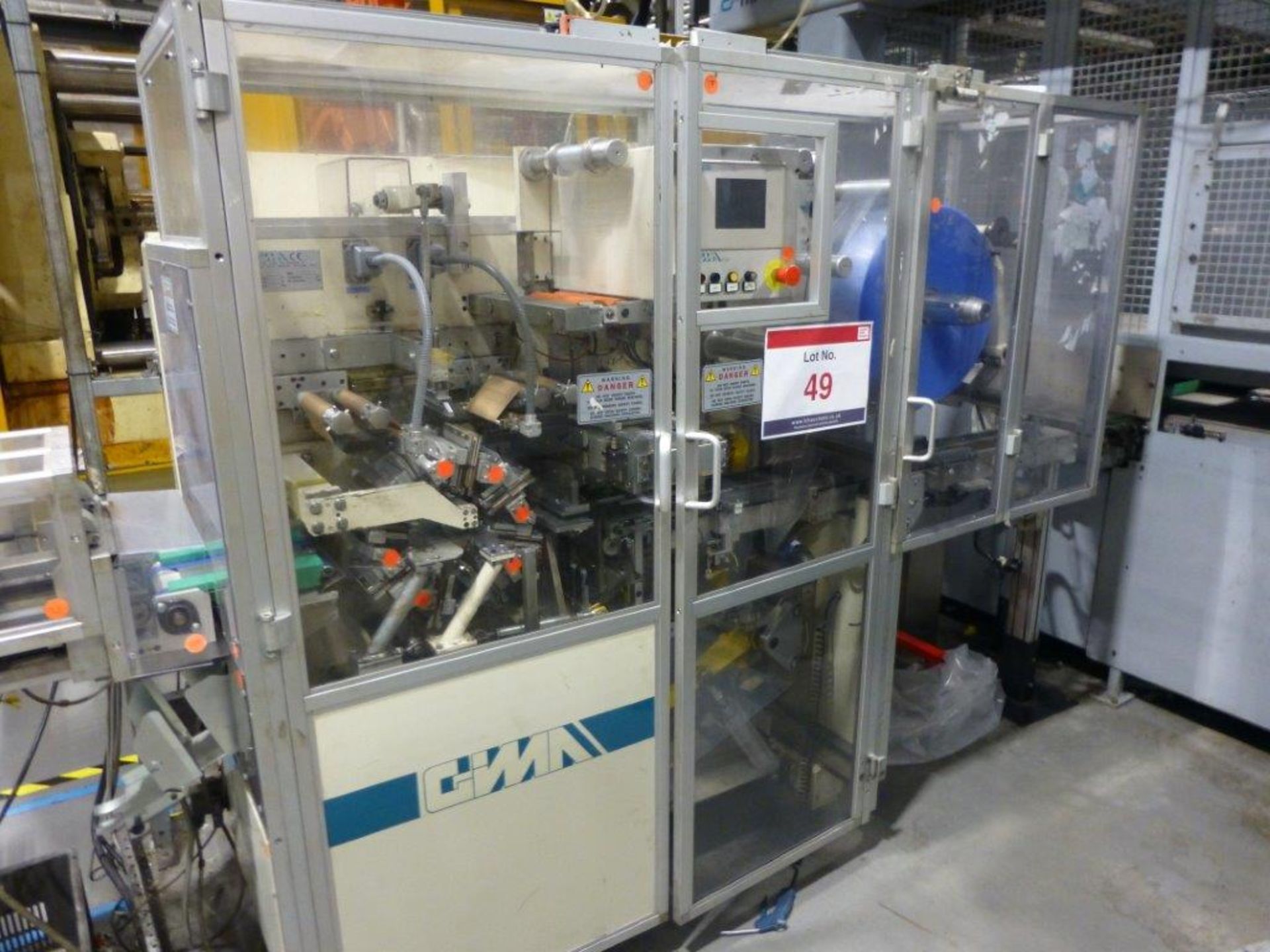 GIMA Type 884 DVD CNC Rotary Thermal Welding Machine Serial No. 88434E0 (2003). Please note: A