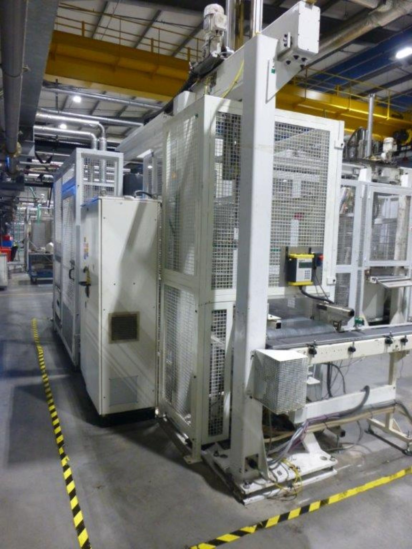 GMAT Model M53 CNC automated DVD case twin arm picking/stacking system with case closure unit, - Image 8 of 8