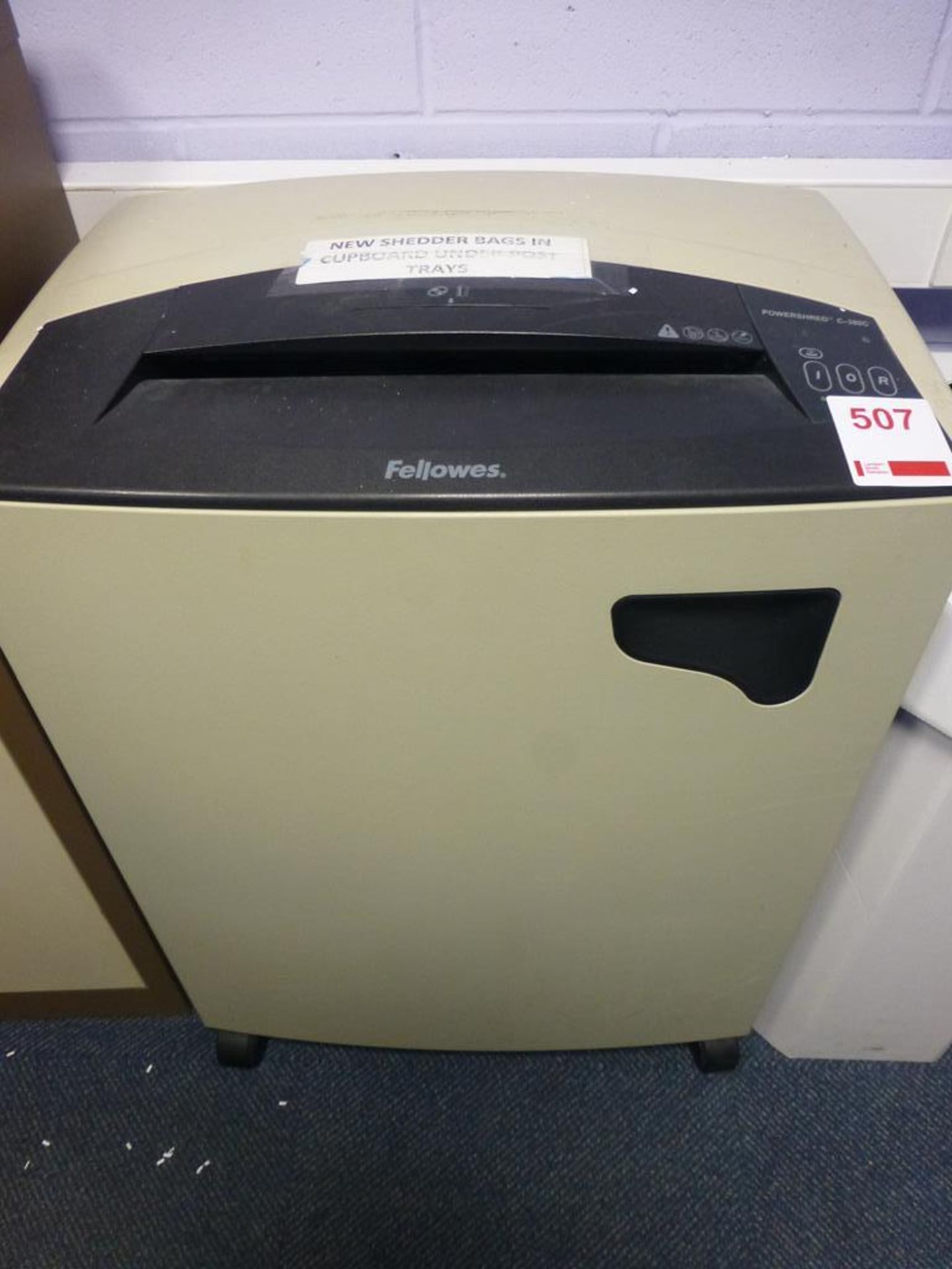 Fellows Powershred C-380C paper shredder