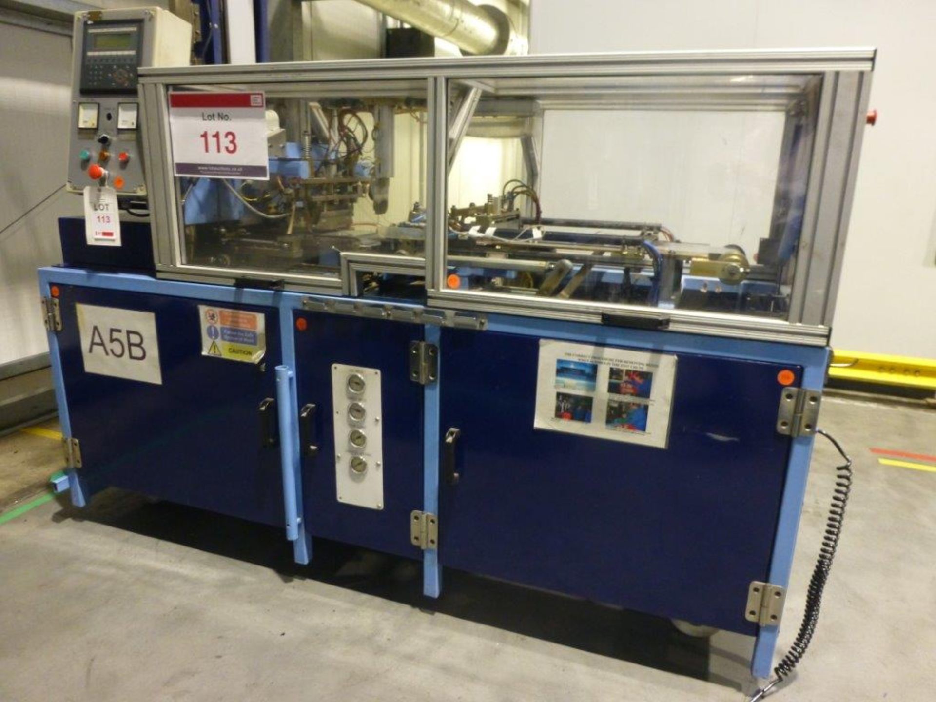 CG Automation Bobcat top/bottom case welding station, serial No.420600 (2000), plant No 10464