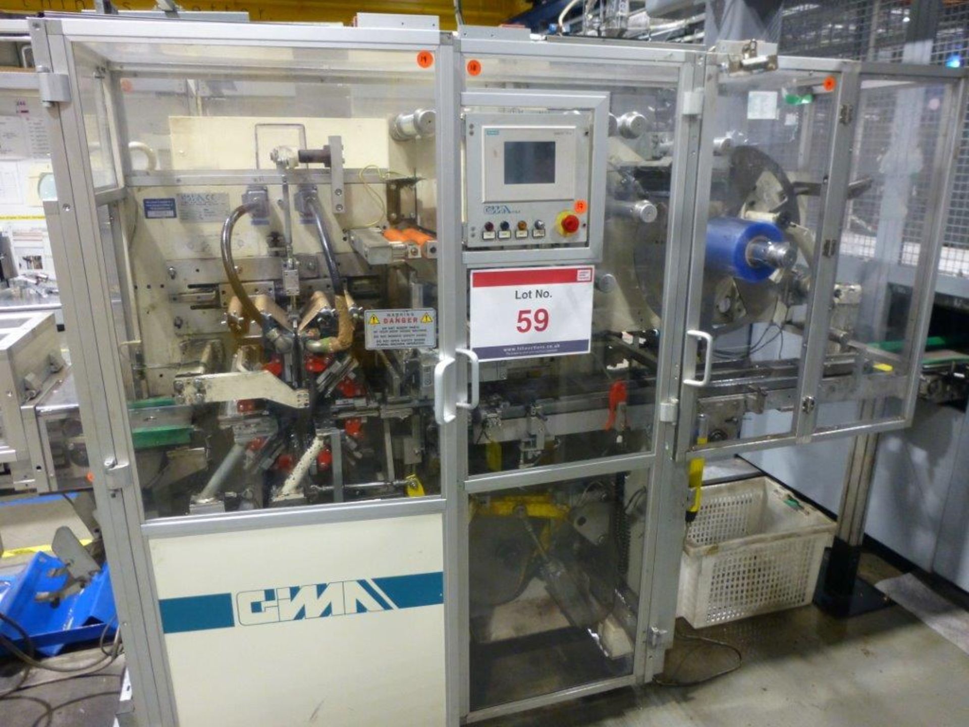 GIMA Type 884 DVD CNC Rotary Thermal Welding Machine Serial No. 88455FO (2003) with turnover unit. - Image 2 of 5