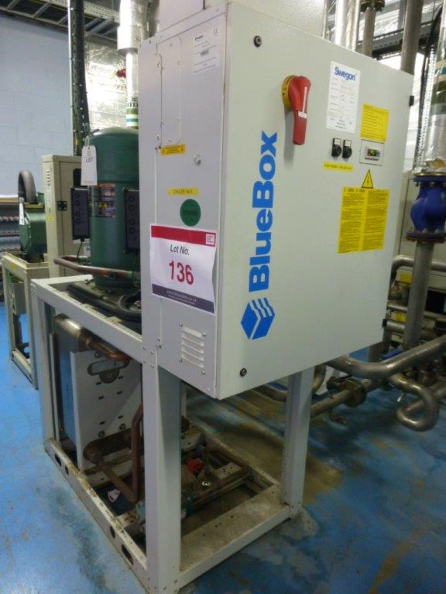 BlueBox Tetris W 27.2 water chiller, serial No SP10011837, Chiller No 5, (Disconnection at first