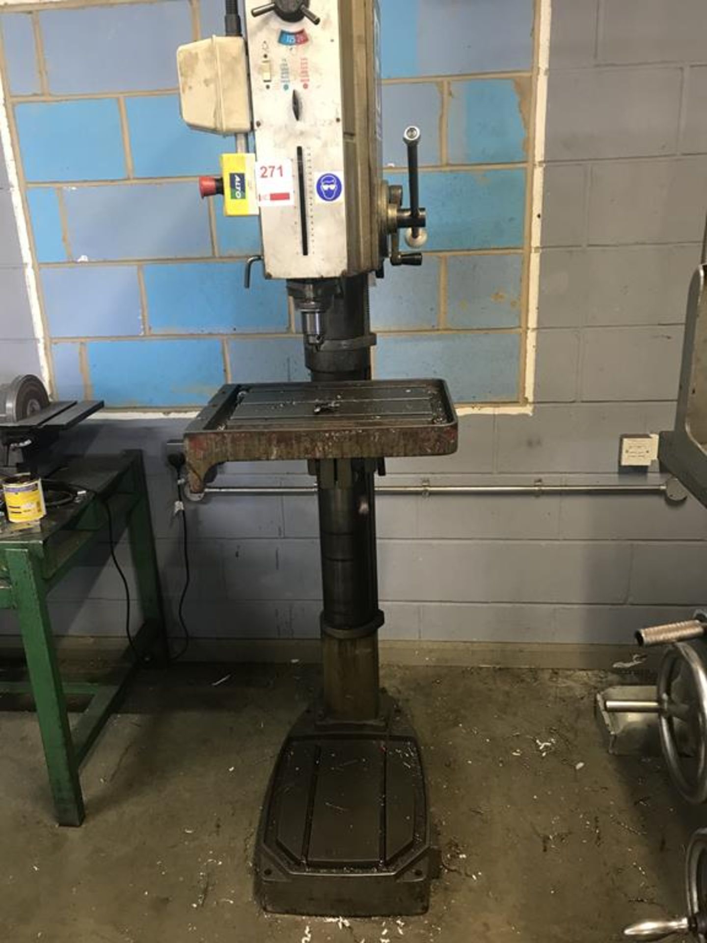 Startrite FFI heavy duty floor standing pedestal drill, 415v