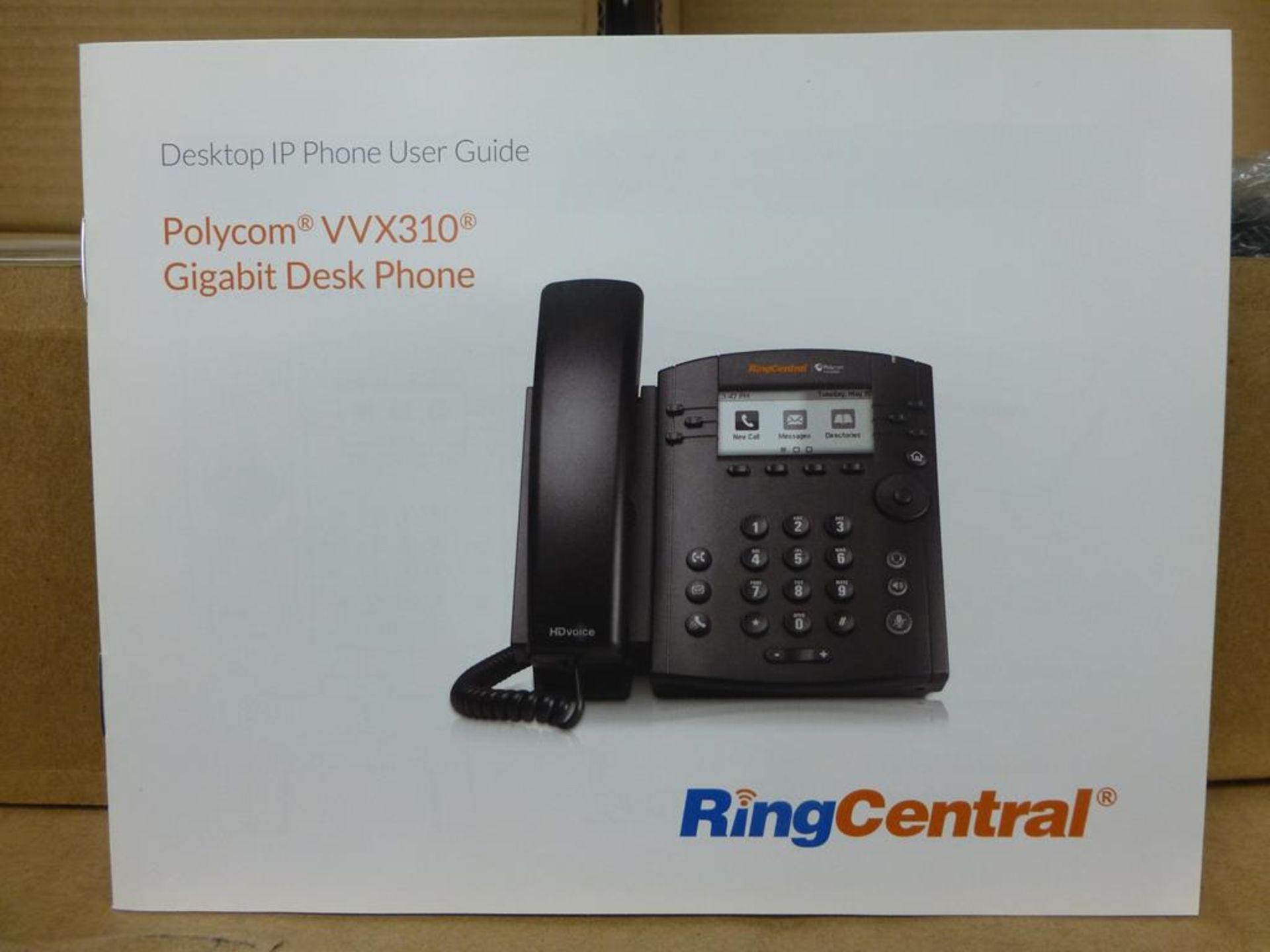 36 unused Polycom VVX310 Gigabit desk phone desktop IP Phone handsets - Image 2 of 2