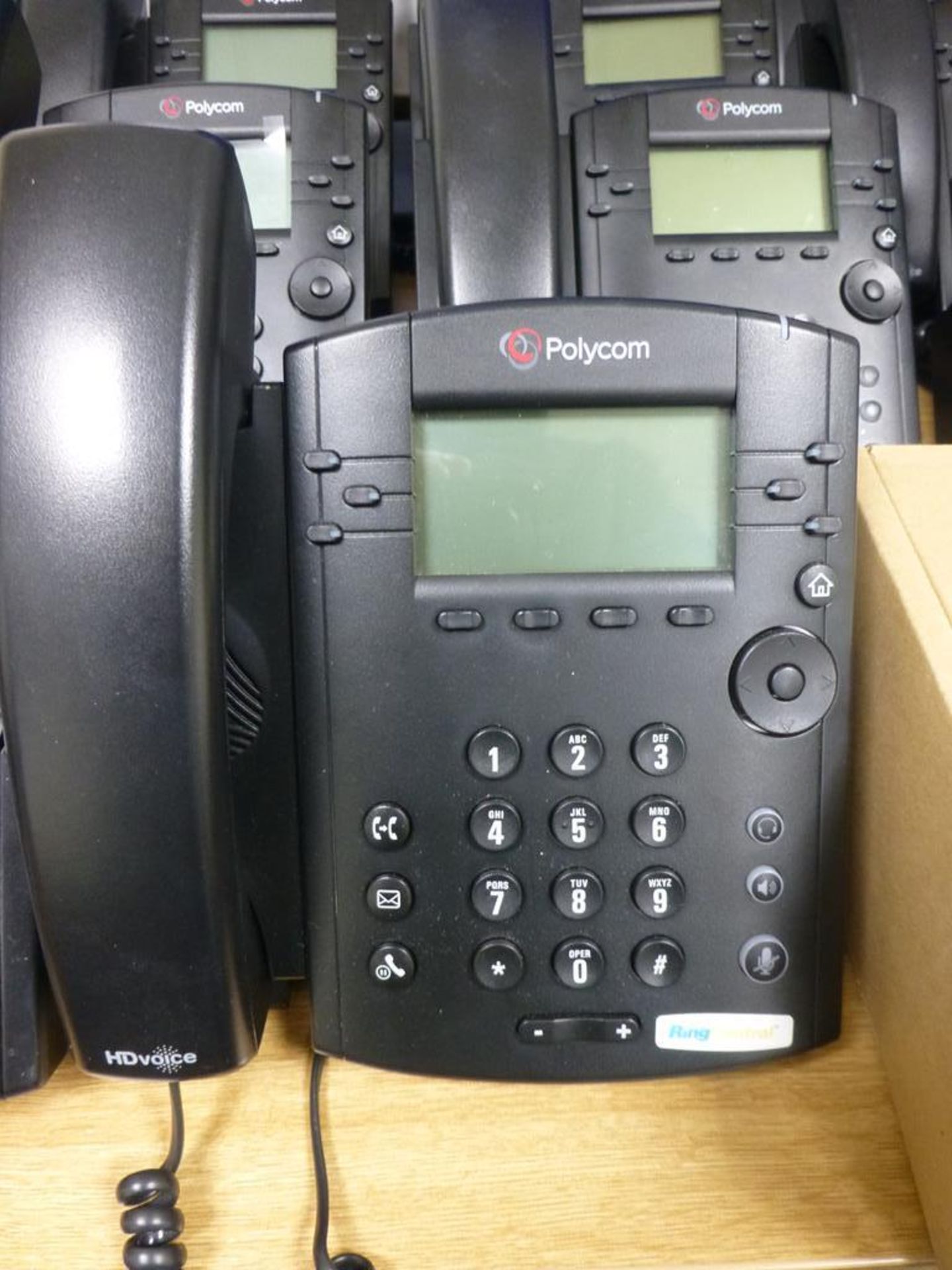 21 Polycom VVX310 Gigabit desk phone desktop IP Phone handsets with power supplies - Bild 2 aus 2