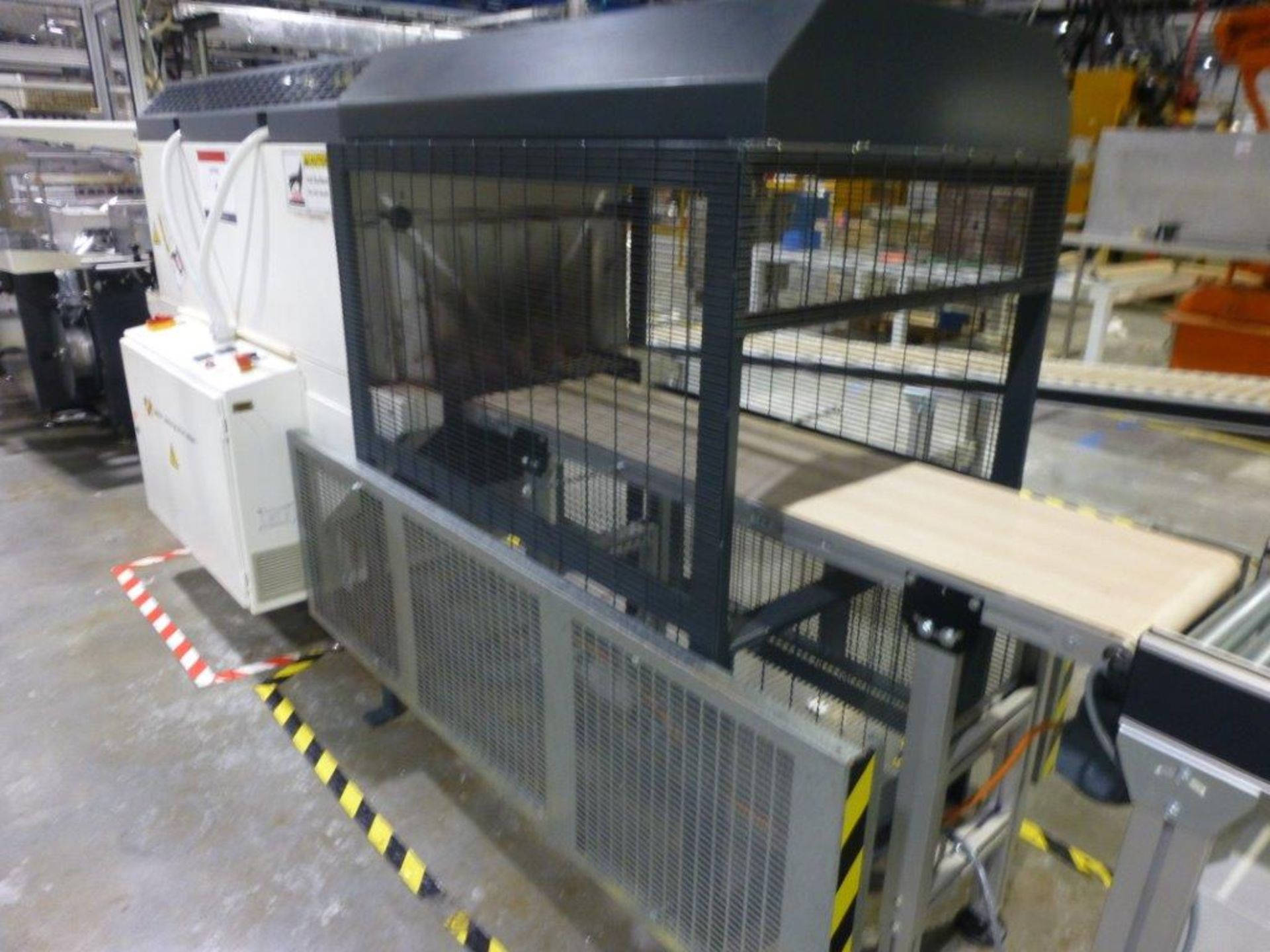 Beck Packautomaten heat tunnel, s/n 0718 3012 (2018) with Beck Packautomaten 1500/400 PU belt take - Image 3 of 5