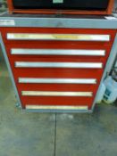 Kaiser Kraft 6 drawer tool cabinet and contents mainly o-rings and spares