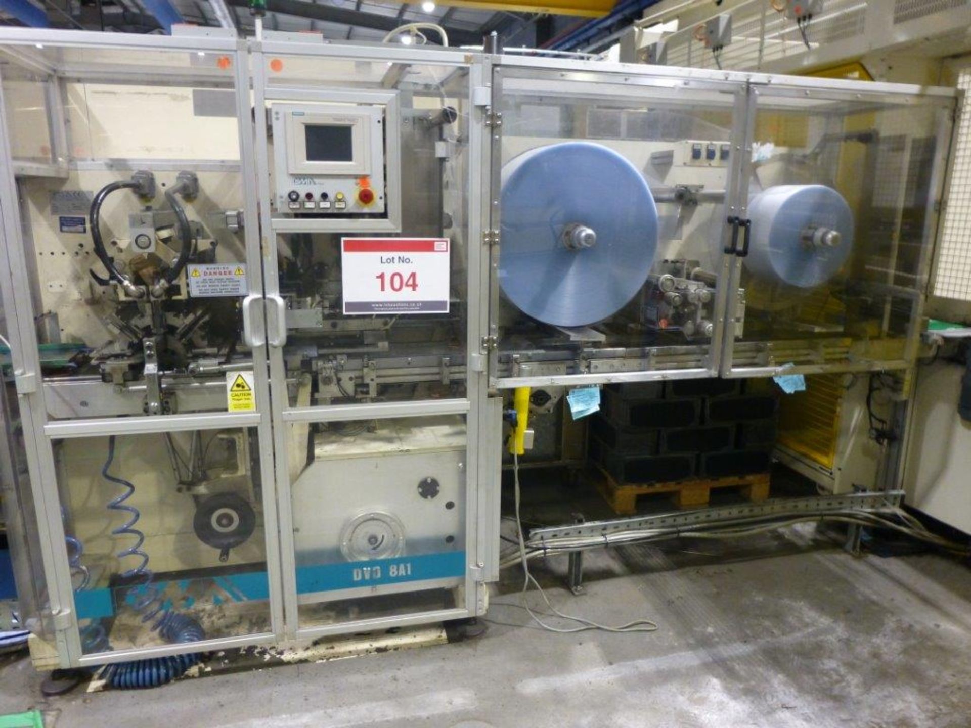 GIMA 8A1 DVD Thermal Rotary Welder, serial No. 8A1 50B0 (2005). Please note: A mandatory lift out