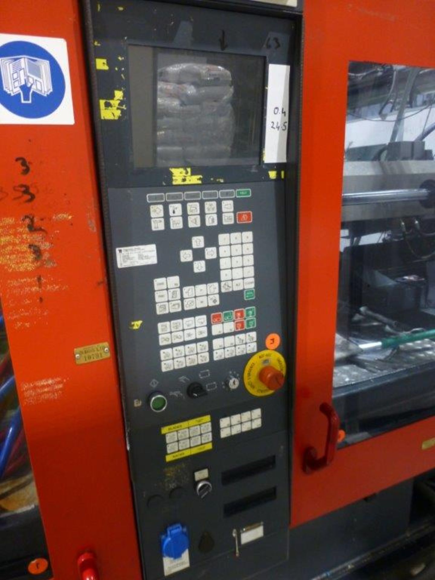 Ferromatik Milacron K-Tec 350S CNC Plastic Injection Moulding Machine Serial No 565230 (2002) with - Image 4 of 6