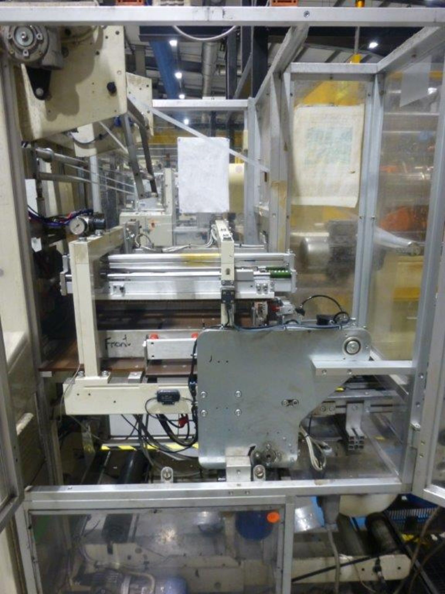 GIMA 897 DVD multi case wrapper, serial No 89710A0 (2003) with case flip station, film unwind - Image 3 of 4