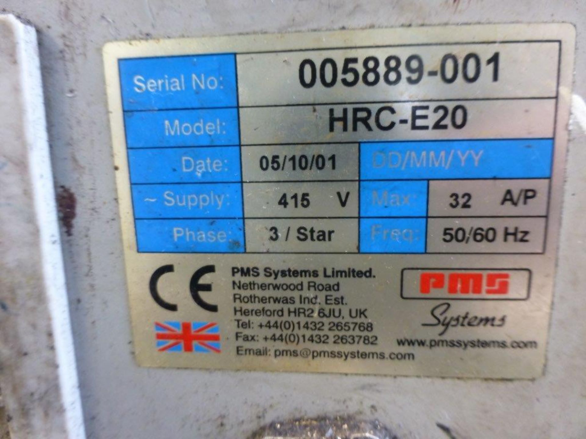 PMS Systems HRC-ED22 hot runner controller, serial No 005889-001 (2001) with cables - Image 2 of 2