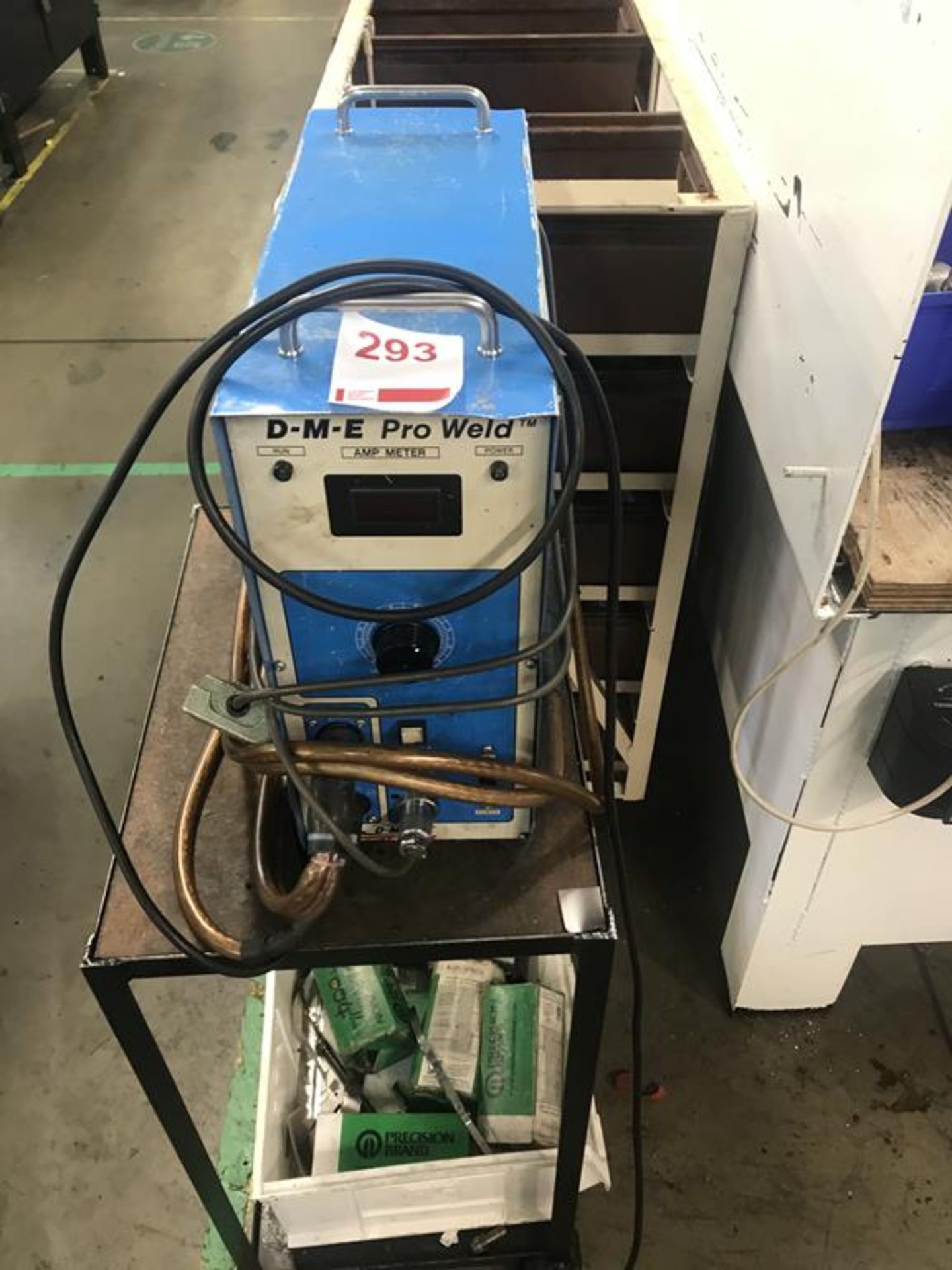 D-M-E Proweld UMW0001U micro welding unit with trolley, serial No DRH-00208