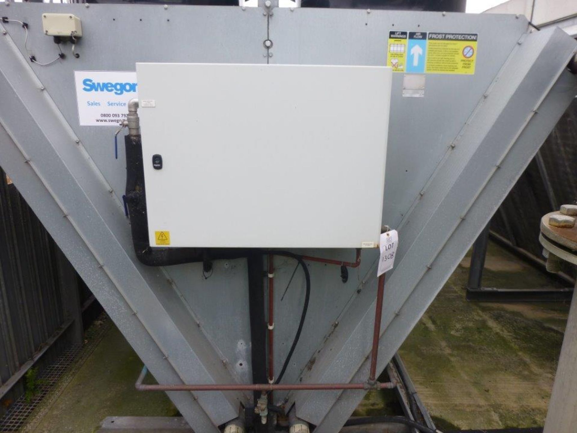 Swegon TD80W/VEE -255/06D/2.0/80/2xDN80/S/D 10 fan Vee configuration dryer/cooler, serial No C54501D - Image 4 of 5