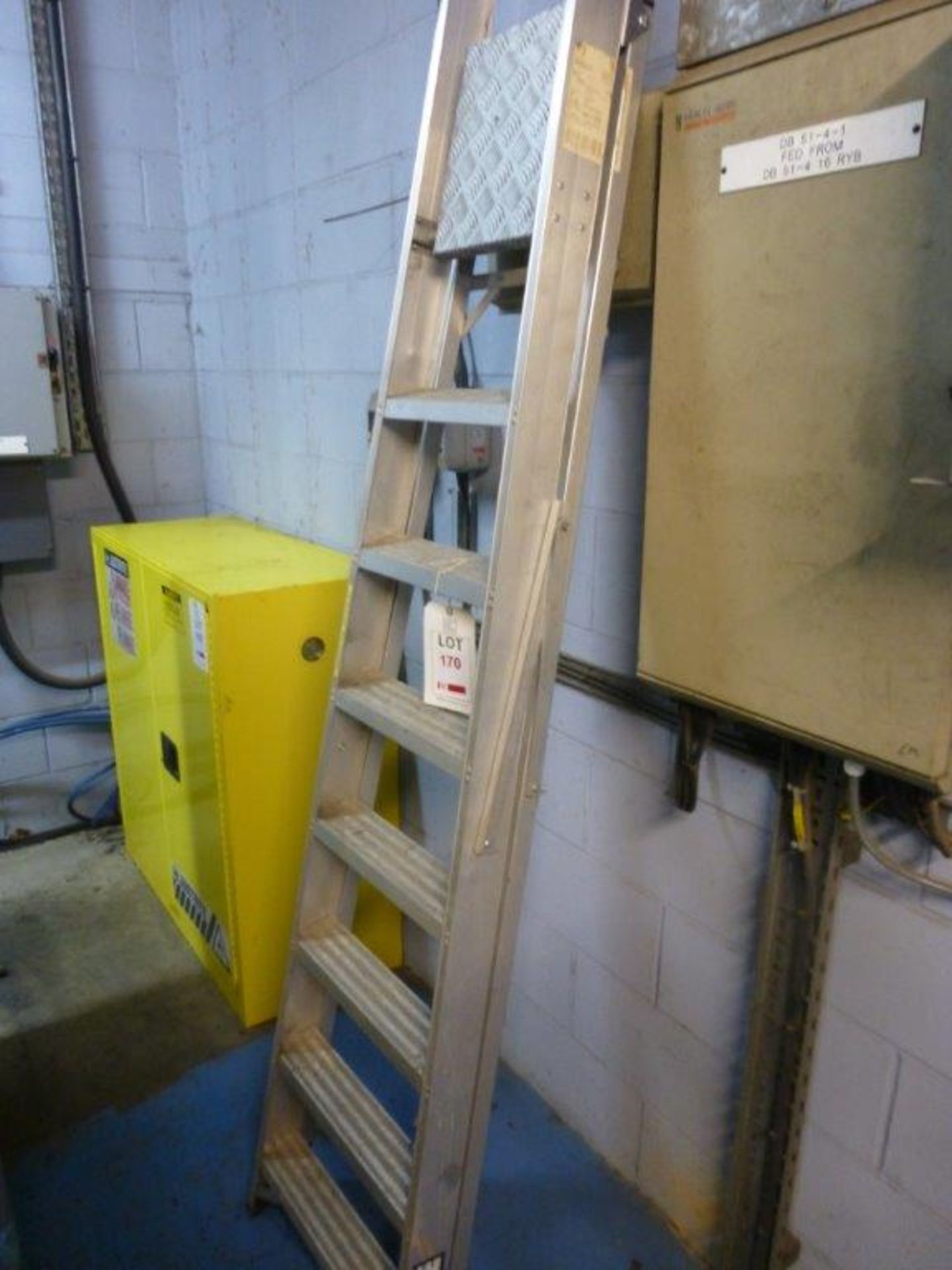 9 Rung aluminium stepladder