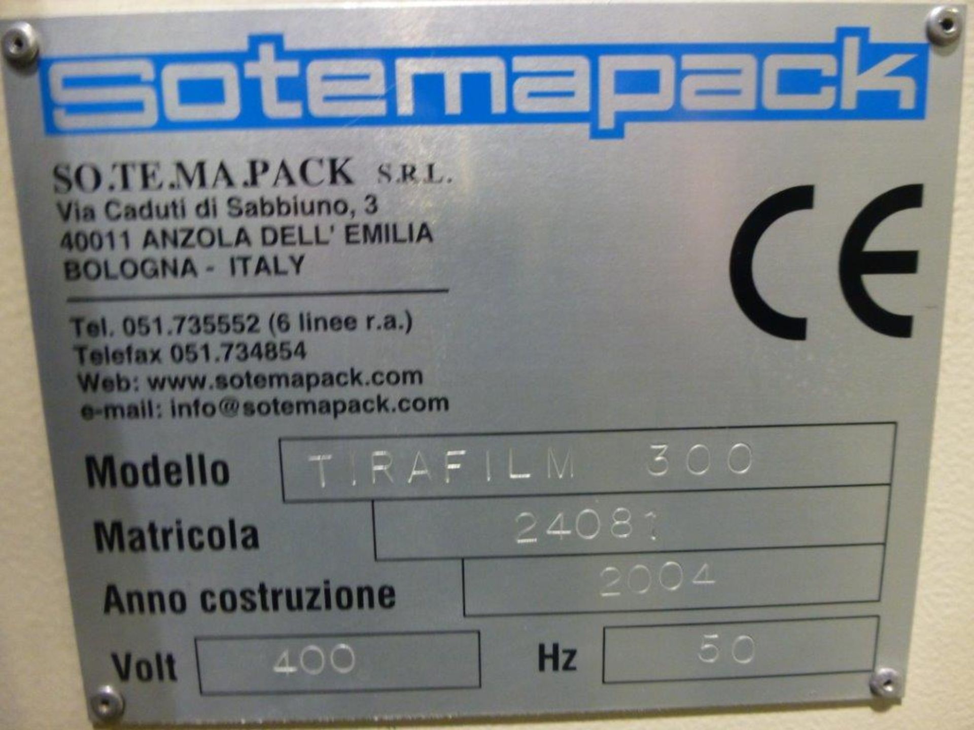 Sotempack Tirafilm 300 Collator / Wrapper / Bander Serial No. 24081 (2004) with horizontal to - Bild 3 aus 3