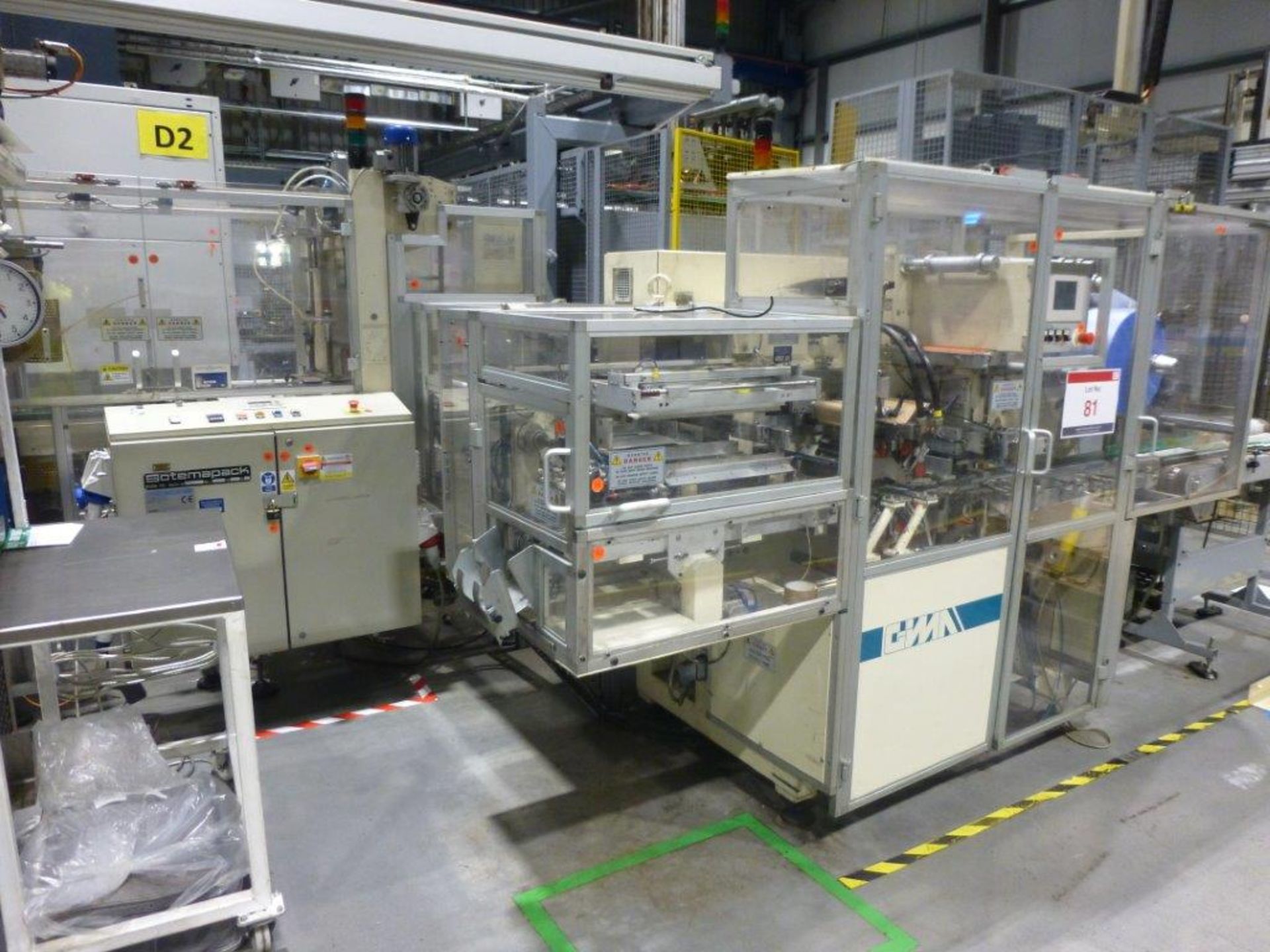 GIMA Type 884 DVD CNC Rotary Thermal Welding Machine Serial No. 88430AO (2001) with flip unit and - Image 2 of 5