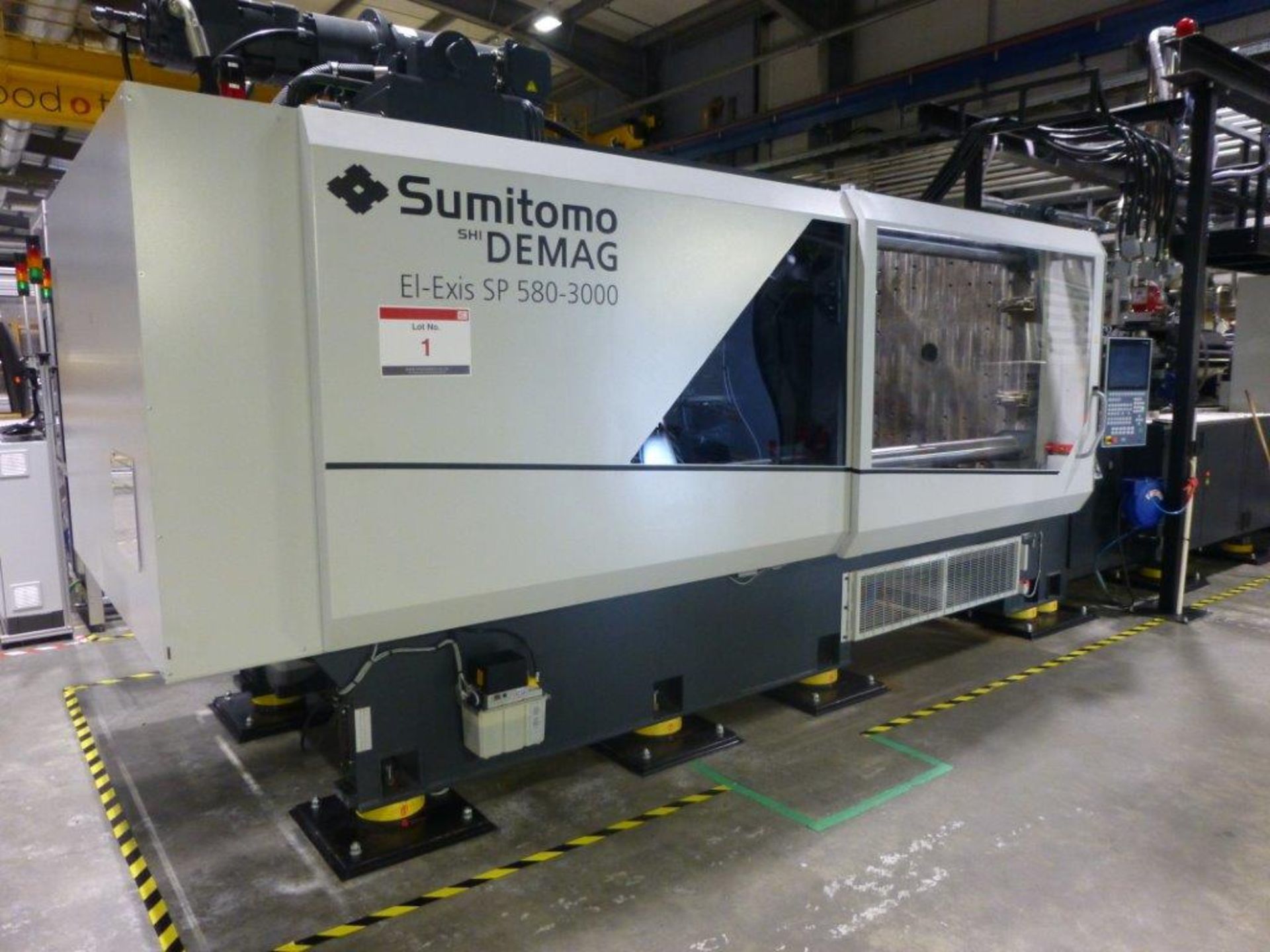Sumitomo- Demag EL-EX15SP 580/1020-3000 CNC Electric Plastic Injection Moulding Machine Serial No: - Image 3 of 11
