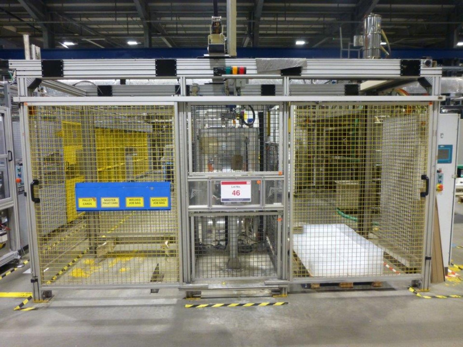 SCM Handling Twin Pallet Robot Palletiser Serial No. BC4272-SI4478-04.01-C11 with freestanding
