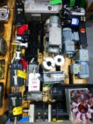 15 assorted spare electric motors, couplings and gearboxes on one pallet