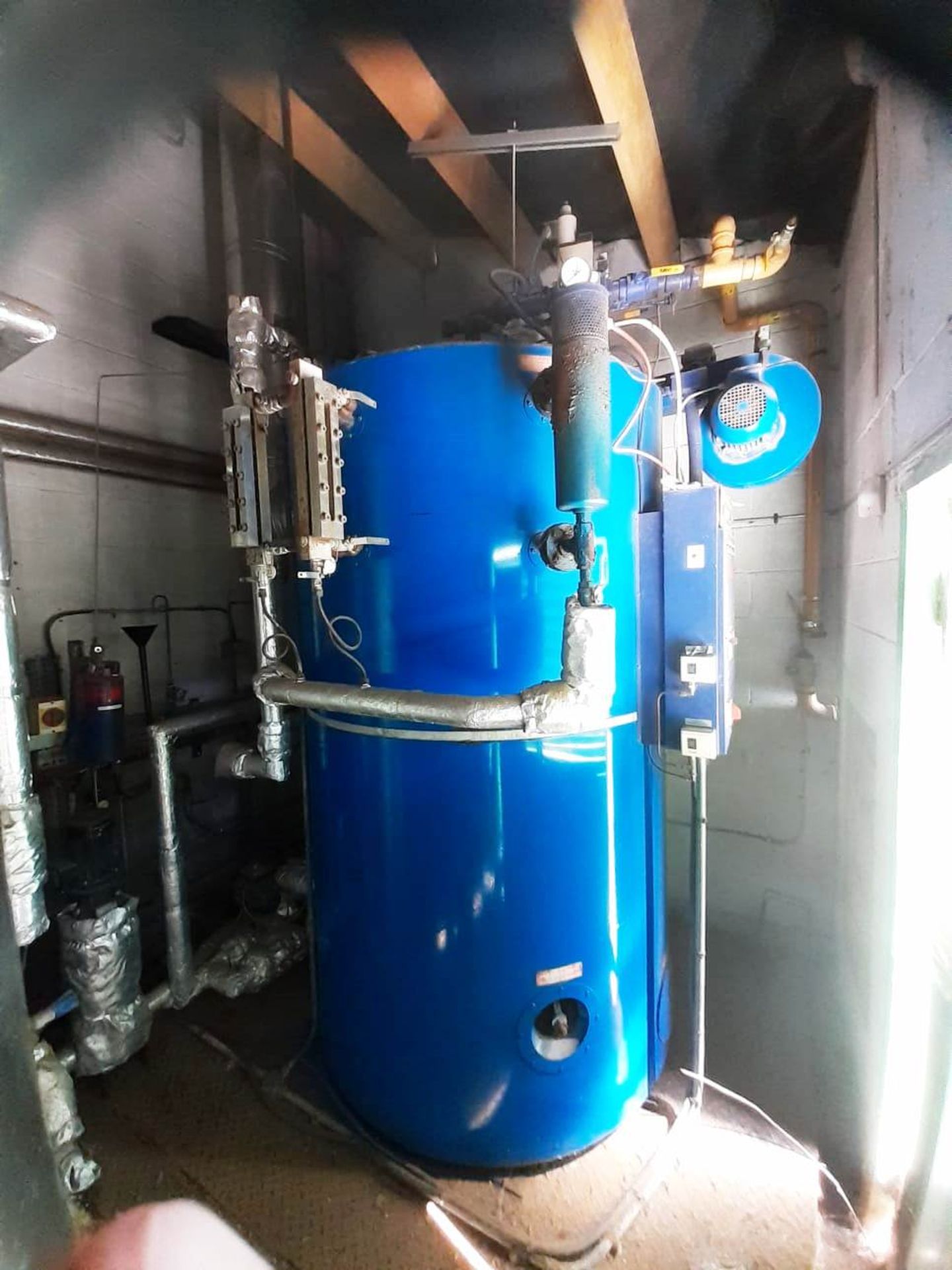 Fulton 60J gas operated steam boiler system, serial no: F1011924B/25 (2008), max rating 60kw, Fulton