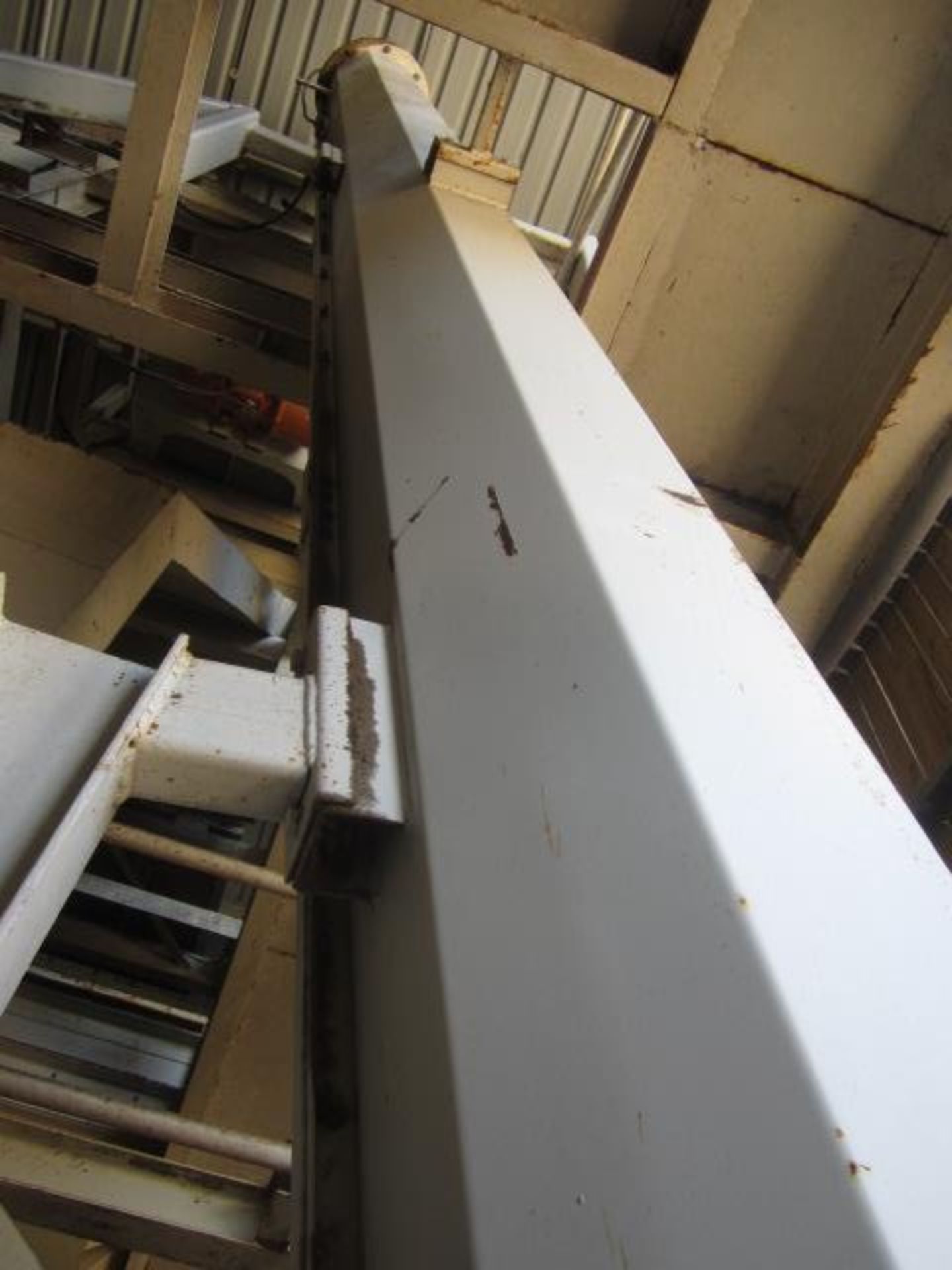 PST V8-420 vertical auger screw conveyor, approx. 9.6m height x 400mm dia, serial no: 1022 U25 ( - Image 2 of 4