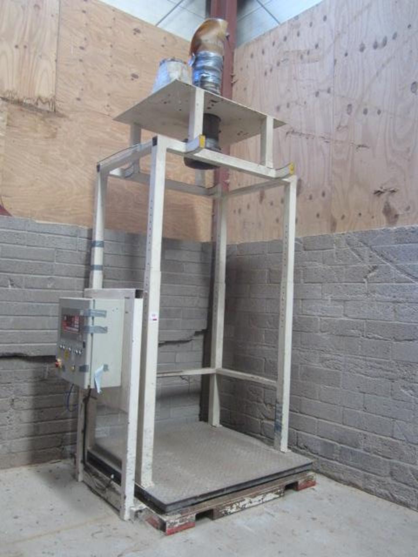 HK Process Measurement steel framed silo feed weigh scale with digital control, model System 2X, - Image 2 of 4