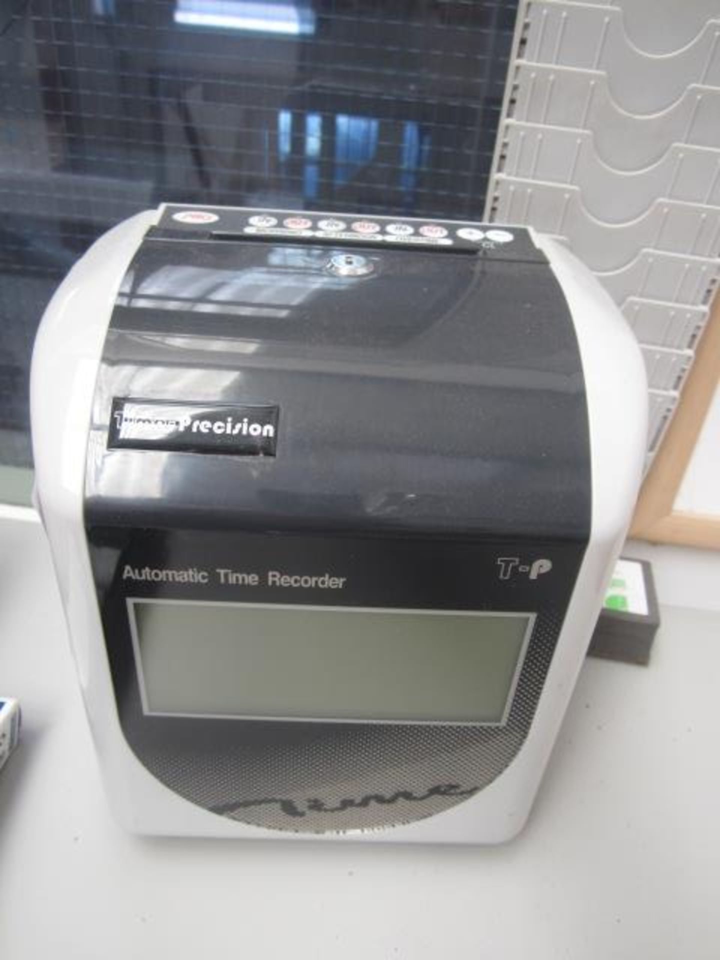 Time Precision T-P Automatic time record clock and card stock