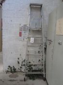 Zarges 6 rung aluminium step ladder. **Please note: Acceptance of the final highest bid on this lot