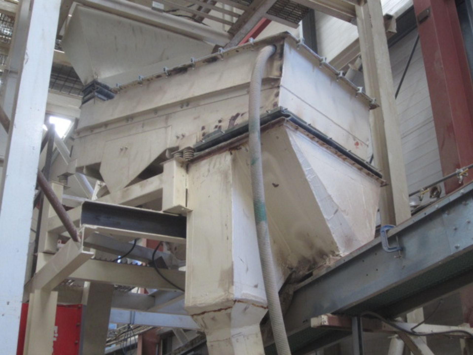 Unnamed vibrating screen with outfeed silo and drop chute. **A work Method Statement and Risk