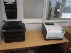 Samsung SCX-4623FN printer, HP Laserjet CP1525NW colour printer