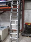 Ladders online 9 rung triple extension ladder. **Please note: Acceptance of the final highest bid