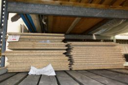 Circa 32 sheets of tongue & groove chipboard, approx 6ft sheets (please note: This lot is located at