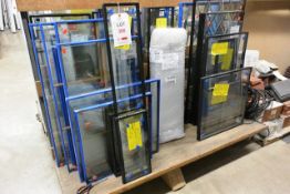 Approx 25 double glazed sealed window units, sizes include: 461x206, 1063x203, 461x241, 520x499,