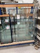 Eighteen double glazed units, sizes to include 28mm: 2 x 358x195, 2 x 349x195, 2 x 362x195, 2 x