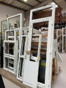 Six white windows (with glass), 1 x 900x1340mm, 1 x 1775x1055mm, 1 x 900x2380mm, 1 x 700x1580mm, 2 x