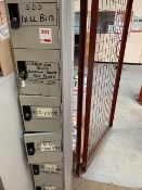 Steel 6-door locker (please note: this lot is located at the Salisbury premises)