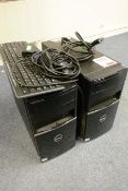 Two Dell Vostro 220 desktop PC's (please note: This lot is located at the Swindon premises)