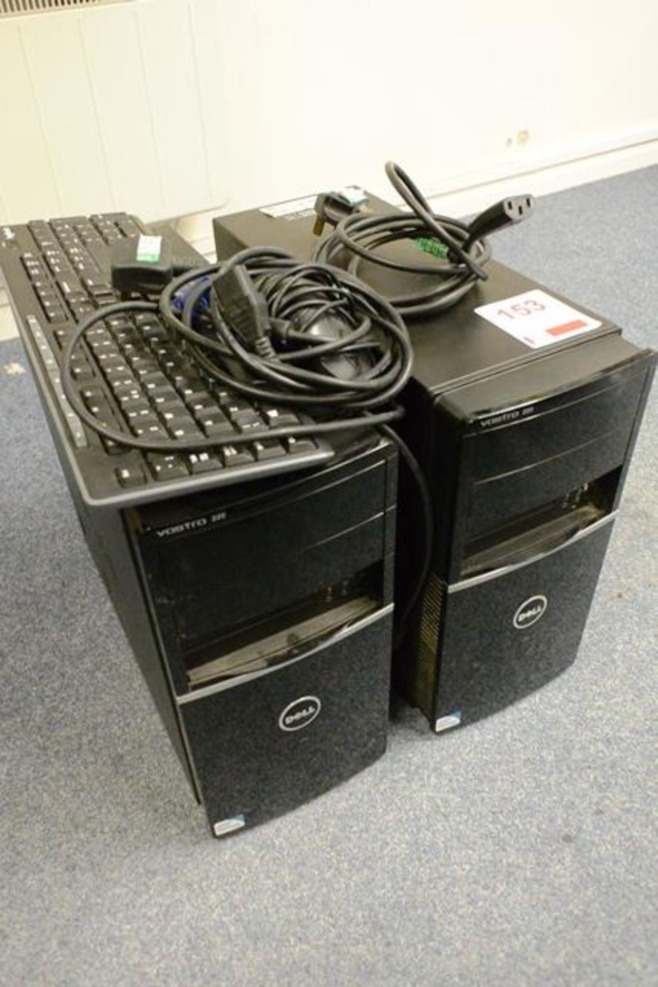 Two Dell Vostro 220 desktop PC's (please note: This lot is located at the Swindon premises)