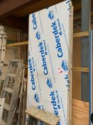 10 Caberdek Norbord tongue and groove boards 240cm x 60cm x 18mm (please note: this lot is located