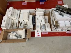 Quantity of door furniture including knockers and letter boxes (please note: this lot is located