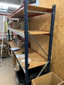 A bay of medium duty racking 240cm x 200cm x 60cm 3 shelves (please note: this lot is located at the