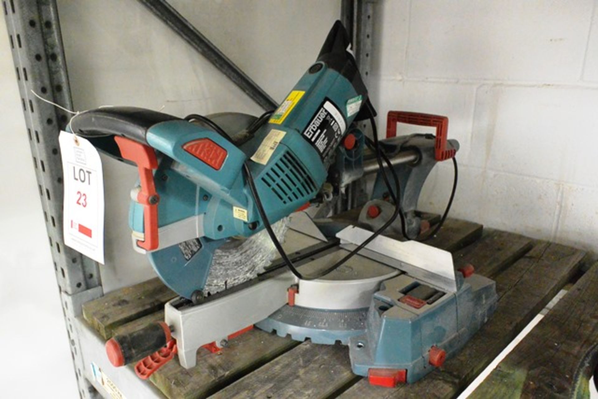 Erbauer ERB239MSW 10" double bevel mitre saw, 240v (please note: This lot is located at the