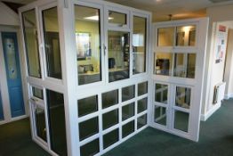 Six various UPVC windows with double glazed units (please note: this lot is located at the Salisbury