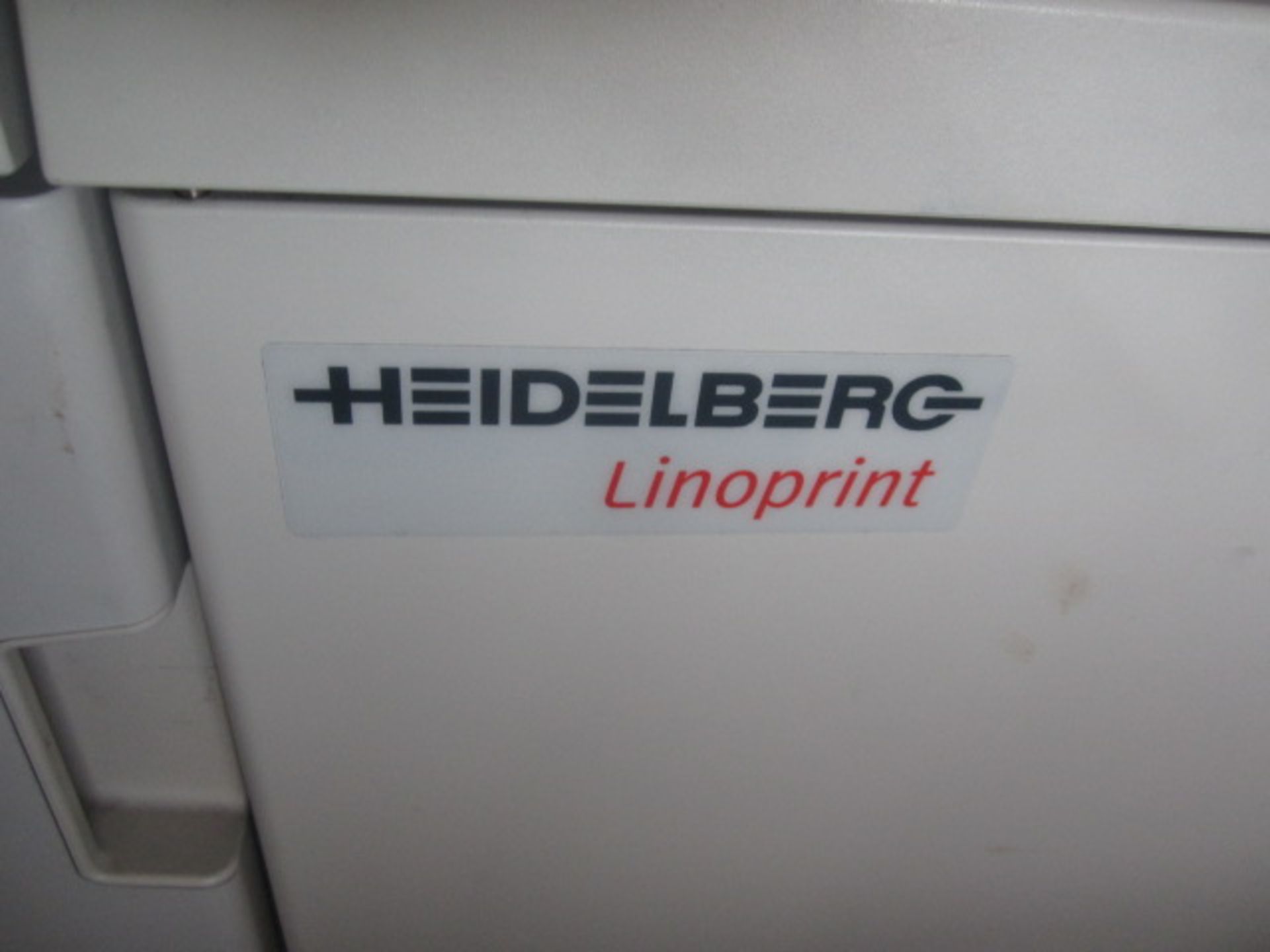 Heidelberg Linoprint Pro C9015 digital printing press with graphic arts 4, serial no. V9932695001 - Image 3 of 10