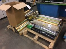 Quantity of assorted part used foil stocks