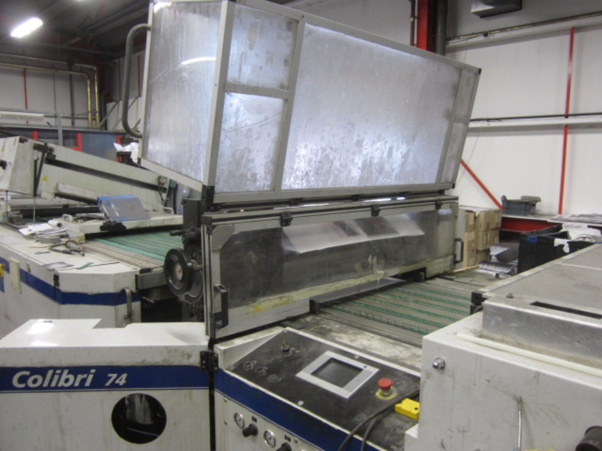 Steinman Colibri-74 coating machine, sno 305.152 (2006), Belt width 750mm, Touch screen control - Image 3 of 12